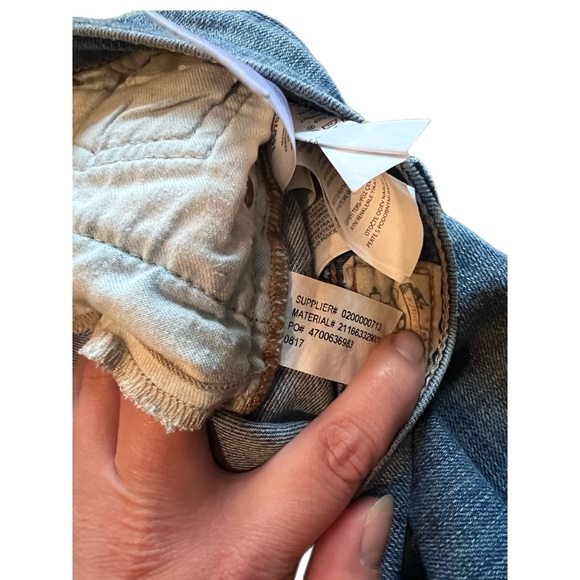 Polo Ralph Lauren Tompkins Skinny Crop Vintage with Frayed Hem. - Picture 10 of 11